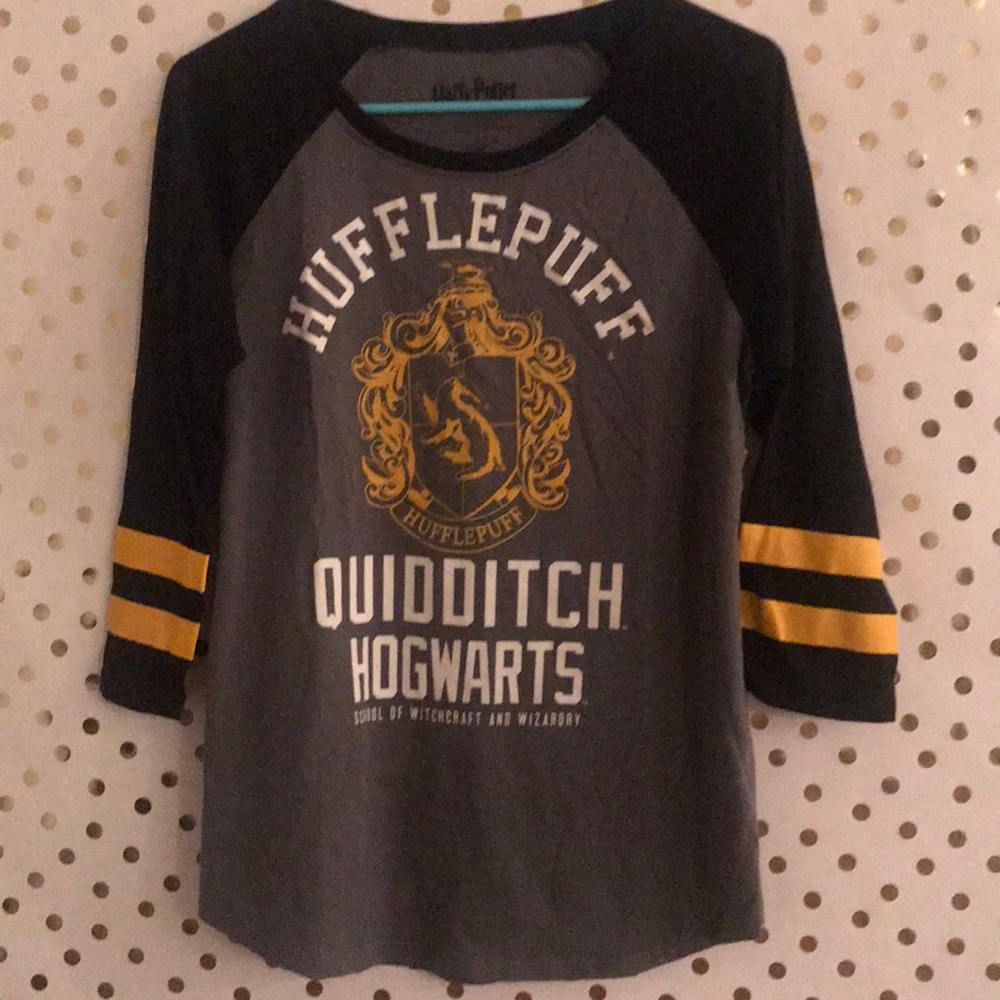 Harry Potter Hufflepuff baseball tee